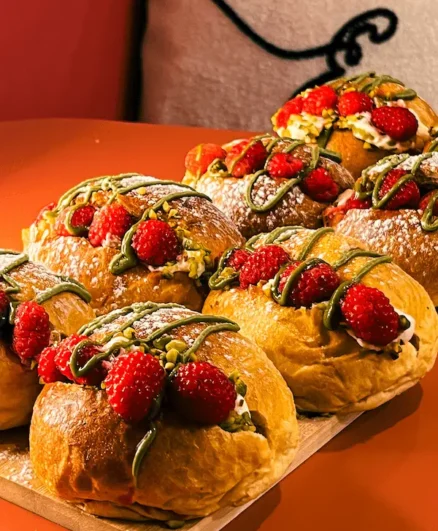 Tisto - Maritozzi pistache framboise